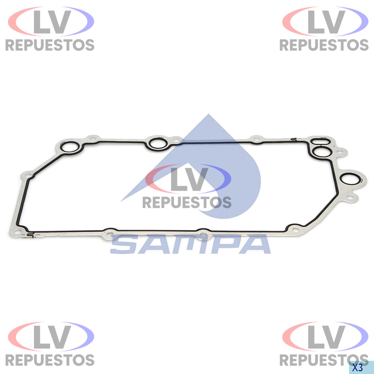 JUNTA TAPA RADIADOR ACEITE DE CHAPA SC S4/S5 SAMPA