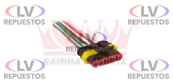 CHICOTE 150MM CONECTOR SELLADO 5 VIAS RAINHA