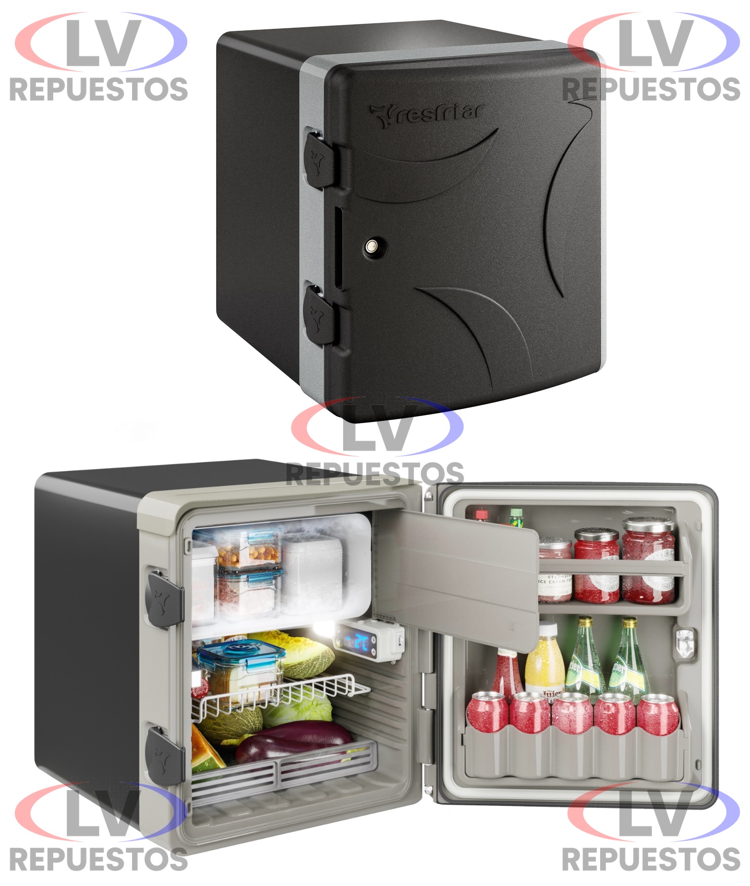 HELADERA EXTERNA 75 LITROS 12V/24V BIVOLT RESFRIAR