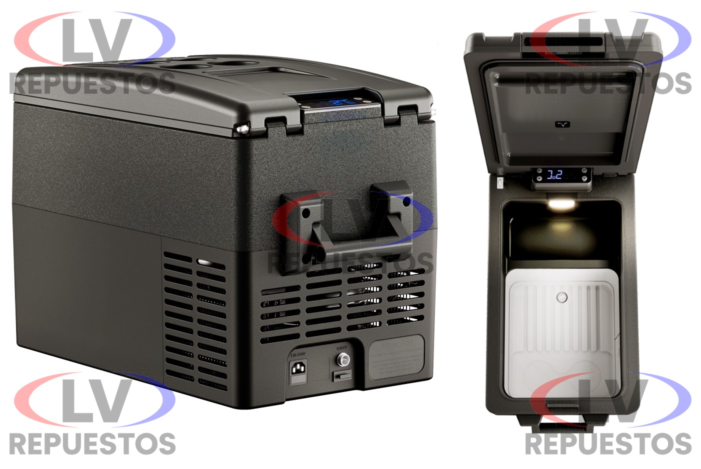 HELADERA PORTATIL 31 LITROS QUATRIVOLT 12/24V 110/220V RESFRIAR