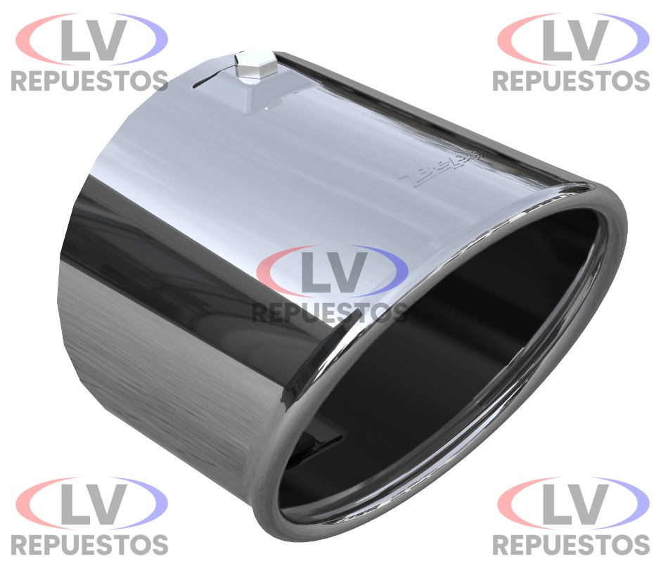 PUNTERA CA�O ESCAPE RECTO CROMADO 5" 137MM BEPO
