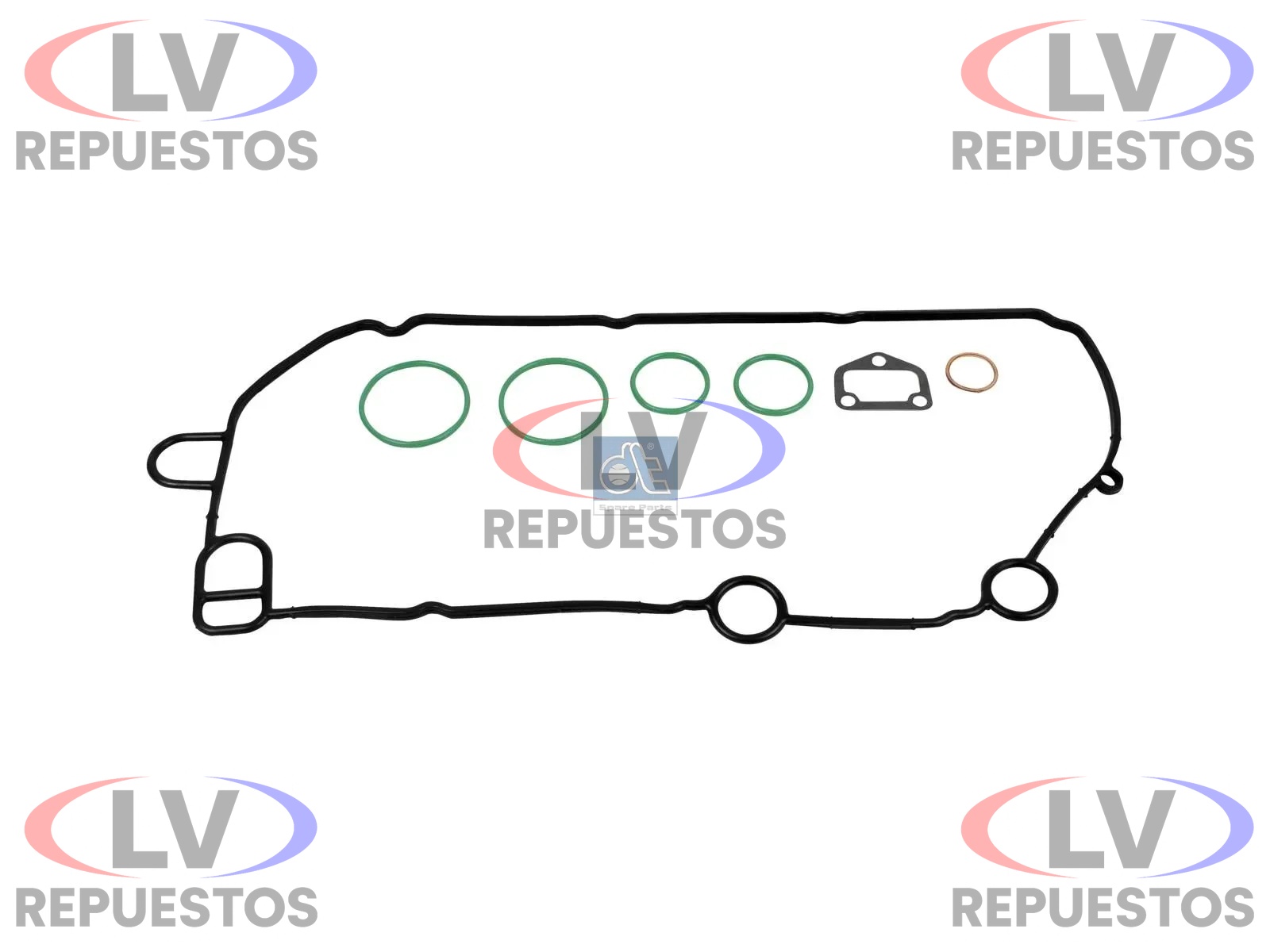 JUEGO JUNTA TAPA RADIADOR ACEITE GOMA S/ OREJAS SC S4/S5 DIESEL TECHNIC