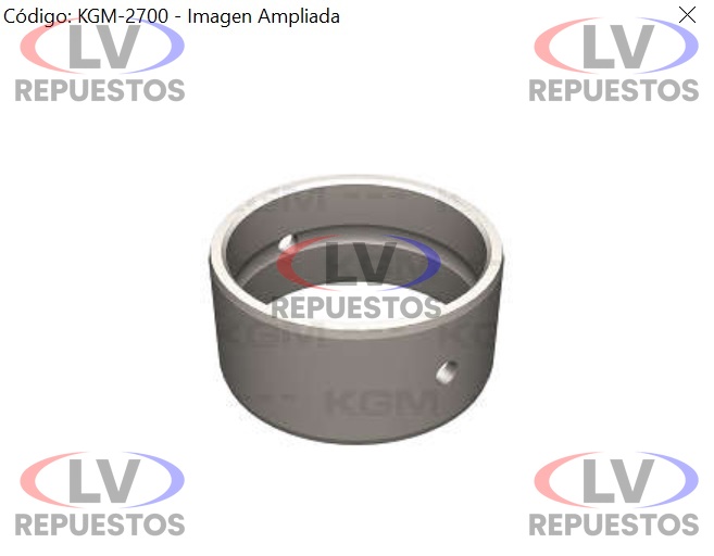 BUJE COMPRESOR AIRE KNORR LK38 TR 34X16MM C/ AGUJERO KGM