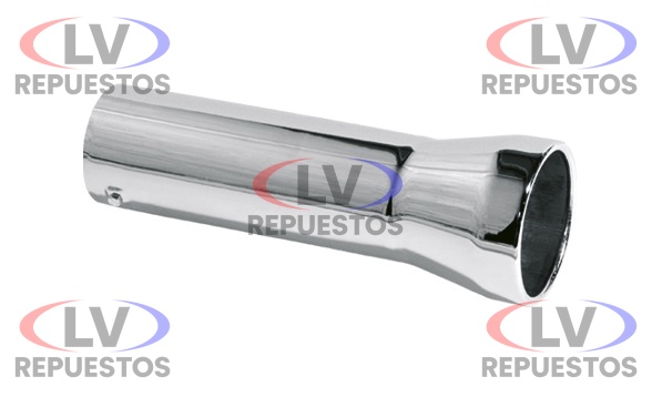 PUNTERA CA�O ESCAPE RECTO CROMADO 4.1/2" 500MM FABBOF
