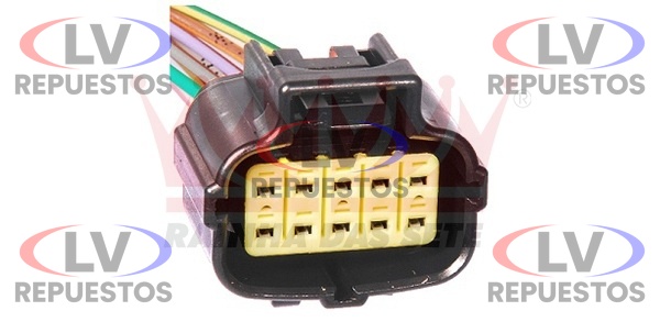 CHICOTE FARO SE�ALERO DT CUADRADO HEMBRA 10 VIAS SC S5 RAINHA