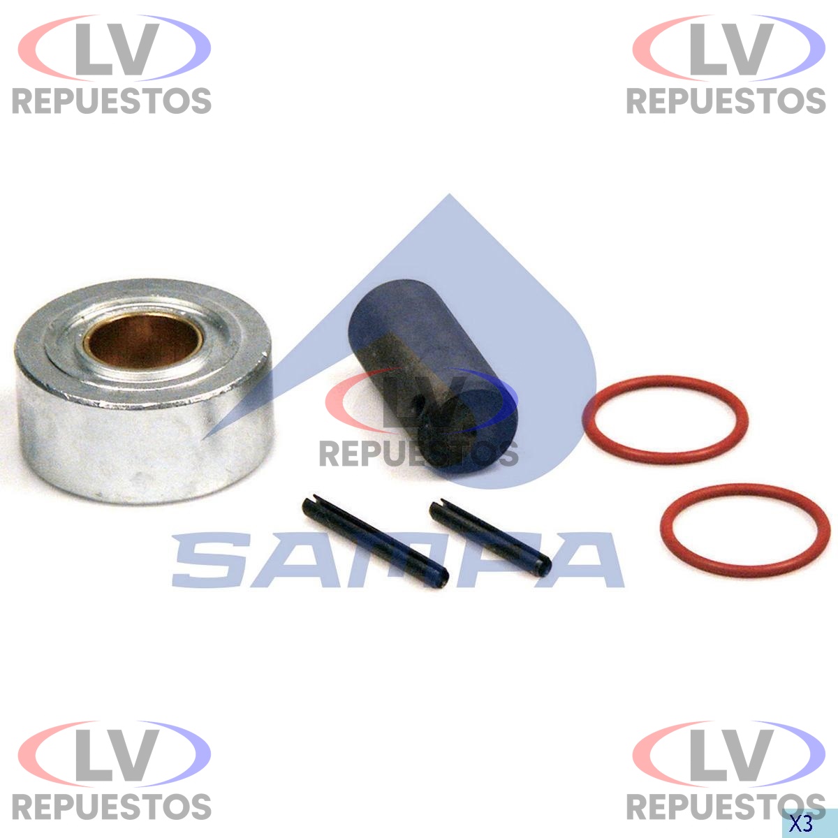 RODILLO ZAPATA FRENO SC111/112/113/S4/S5/S6 CON KIT SAMPA