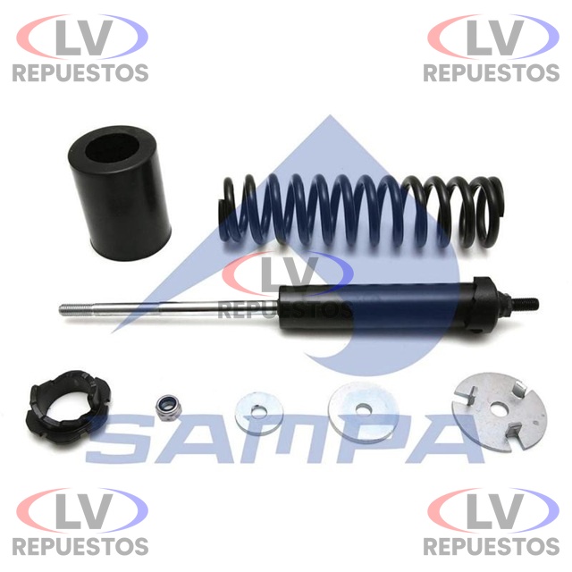 AMORTIGUADOR CABINA DT C/ RESORTE S4/S5 SAMPA