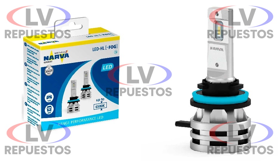 FOCO LED H8/H11/H16 12-24V 24W NARVA