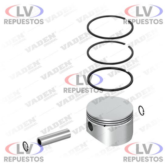PISTON COMPRESOR C/ ARO KNORR 86MM 0.25 VADEN