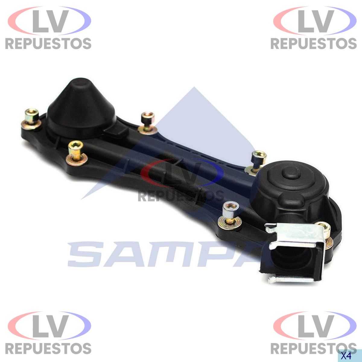 TAPA CADENA MORDAZA DE FRENO S/ SENSOR 3 CABLES A CLIP SC S4/S5 SAMPA
