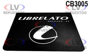 GOMA GUARDABARRO CARRETA LIBRELATO 630X580MM LETRA ARRIBA