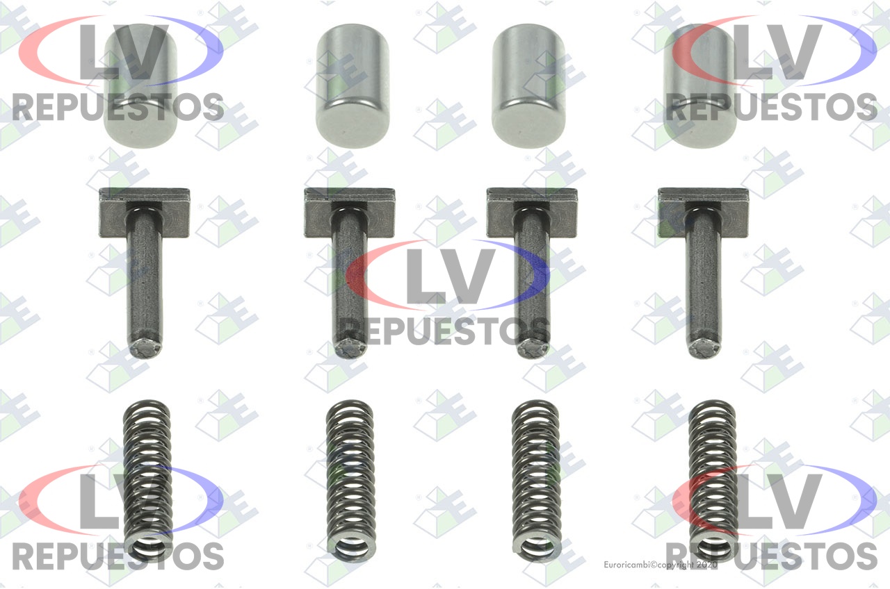 KIT REPARO SINCRONIZADOR CAJA 1RA/RE GR/GRS900/GR801 (4) EURORICAMBI