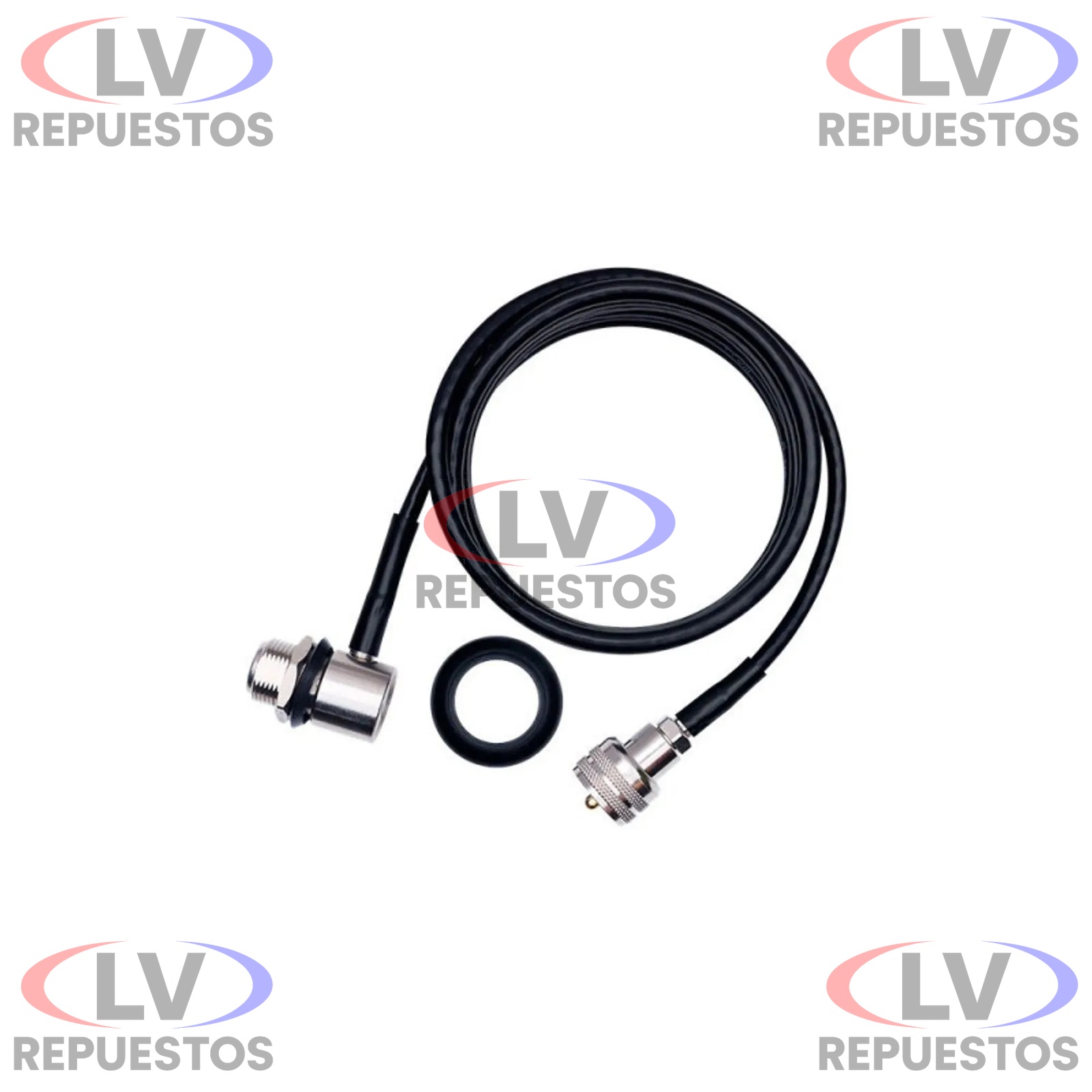 CABLE ANTENA RADIO PX B-2080 C/ CONECTOR UHF MACHO 3.5M AQUARIO
