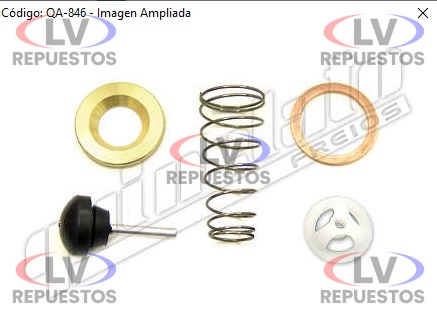 REPARO VALVULA RETENCION DE AIRE QUINELATO