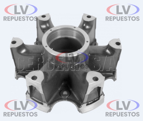 MAZA ARTILLERO RI32218/RE32218 24.5/ ARO 22/ 19.5X5XM10/ 6 RAYOS CERCENA