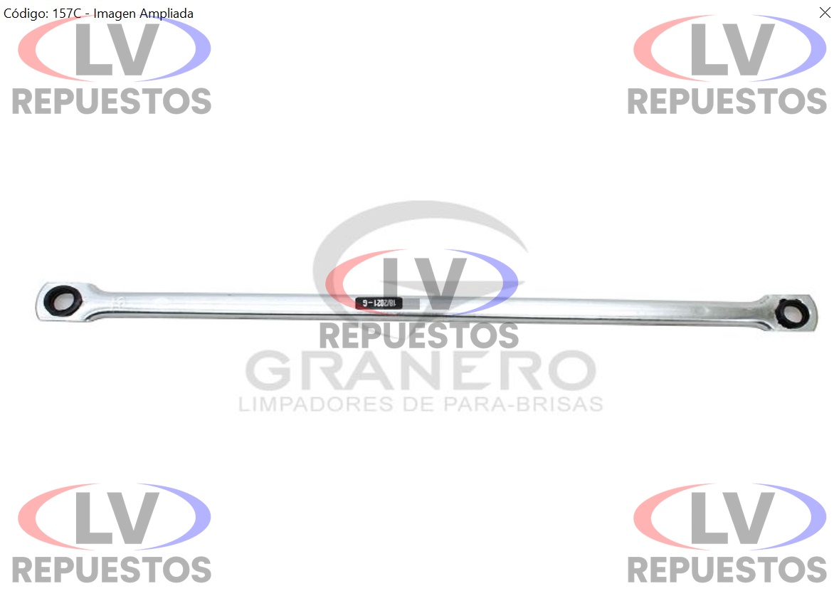 BARRA MECANISMO LIMPIA PARABRISA CENTRAL 530MM SC-112/142 GRANERO