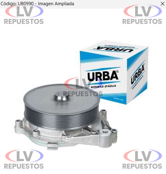 BOMBA DE AGUA MOTOR DC13 PDE/XPI SC S5 R440/480 URBA