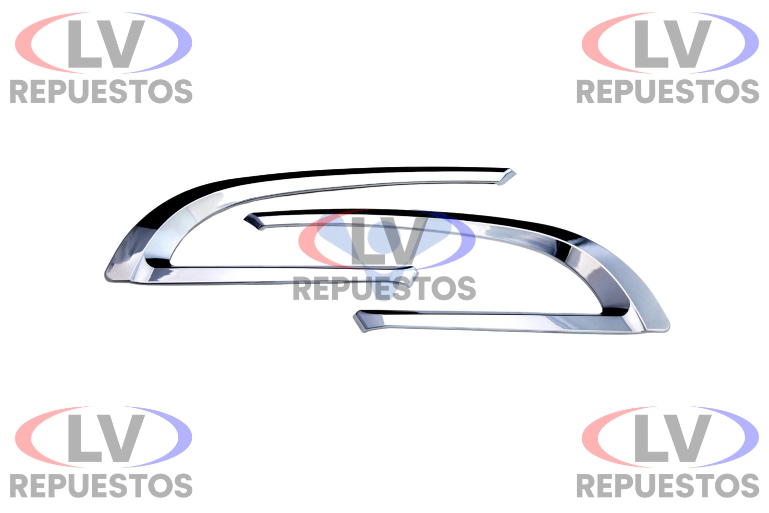 APLIQUE CROMADO INOX DUCTO ENTRADA AIRE GALLO ANTIGUO (PAR) SC S5 G/R VENKA