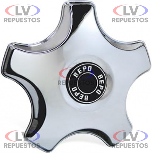 TAZA RODOAR CROMADO 5 PUNTAS CHICO BEPO