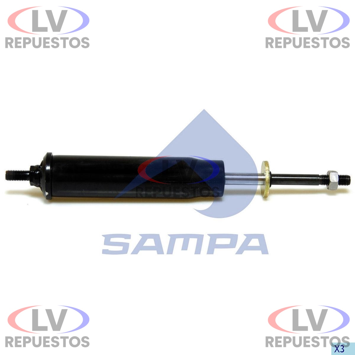 AMORTIGUADOR CABINA DT S4 1994 A 2003 45MM SAMPA