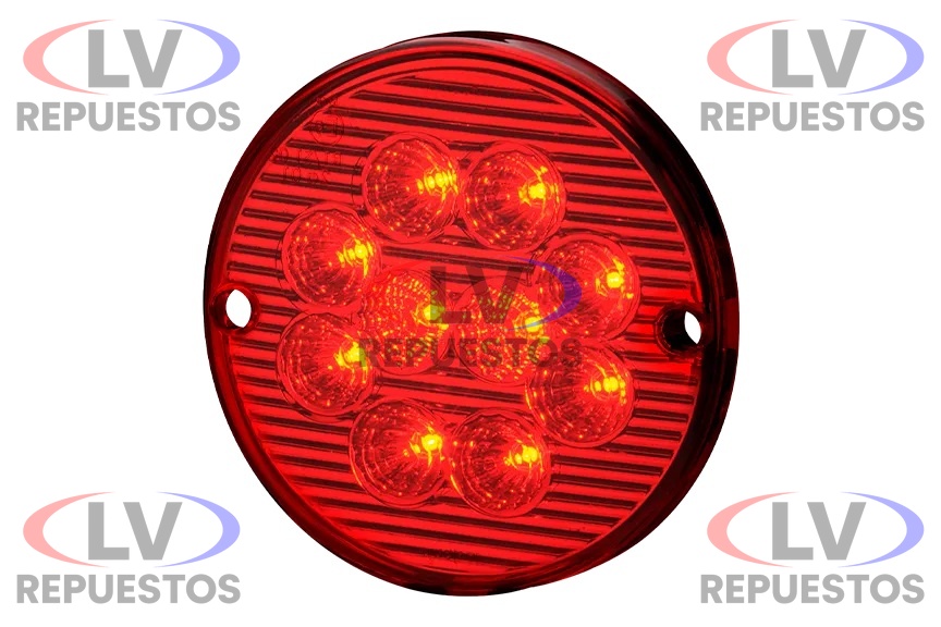 FARO REDONDO LED SE�ALERO ROJO SINALSUL