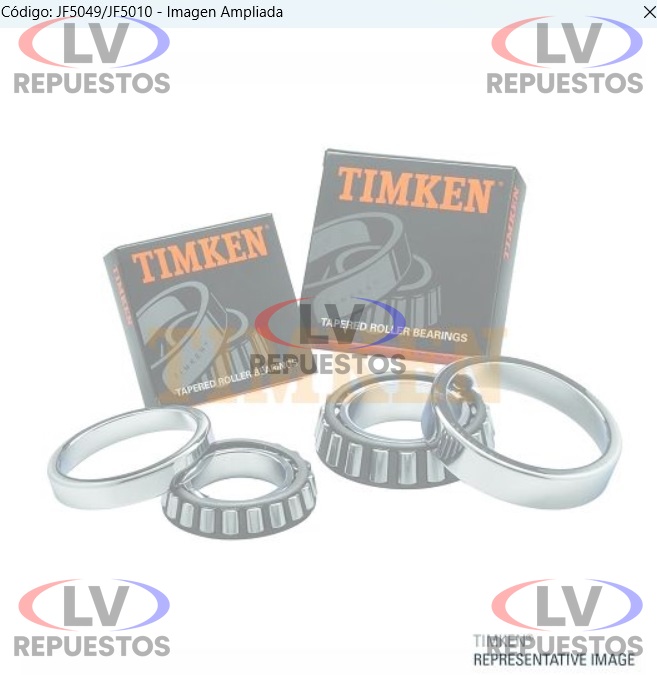 RULEMAN T2ED050 50X100X36 EJE CUADRUPLE GR/GRS900/GR801 TIMKEN