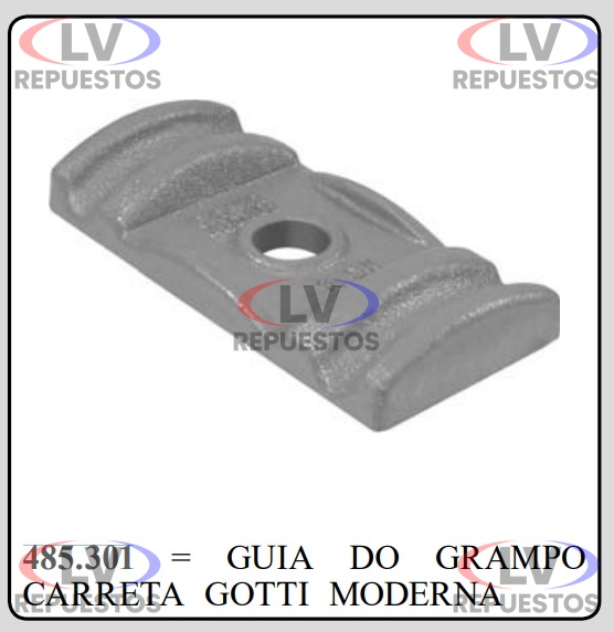 ASIENTO GRAMPA ELASTICO DE CARRETA 90MM FAMA
