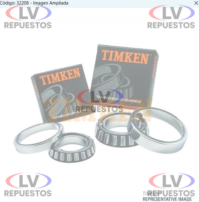 RULEMAN 32208 40X80X24.75MM EJE DE MANDO SC S3 TIMKEN