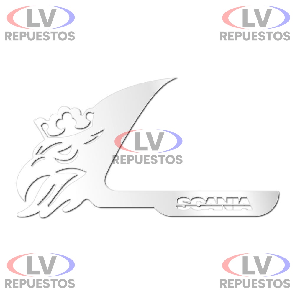 APLIQUE CROMADO INOX MOLDURA PICAPORTE GALLO (PAR) SC S4/S5 FABBOF