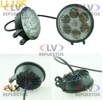 FARO REDONDO LED P/ ADAPTAR BUSCA HUELLA SC S4