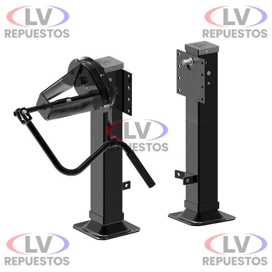 PATA CARRETA C/ EXTENSOR 24 TONELADAS 750MM OLIVO