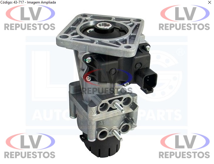 VALVULA PEDAL FRENO KNORR EBS 12.5 BAR S5 LNG
