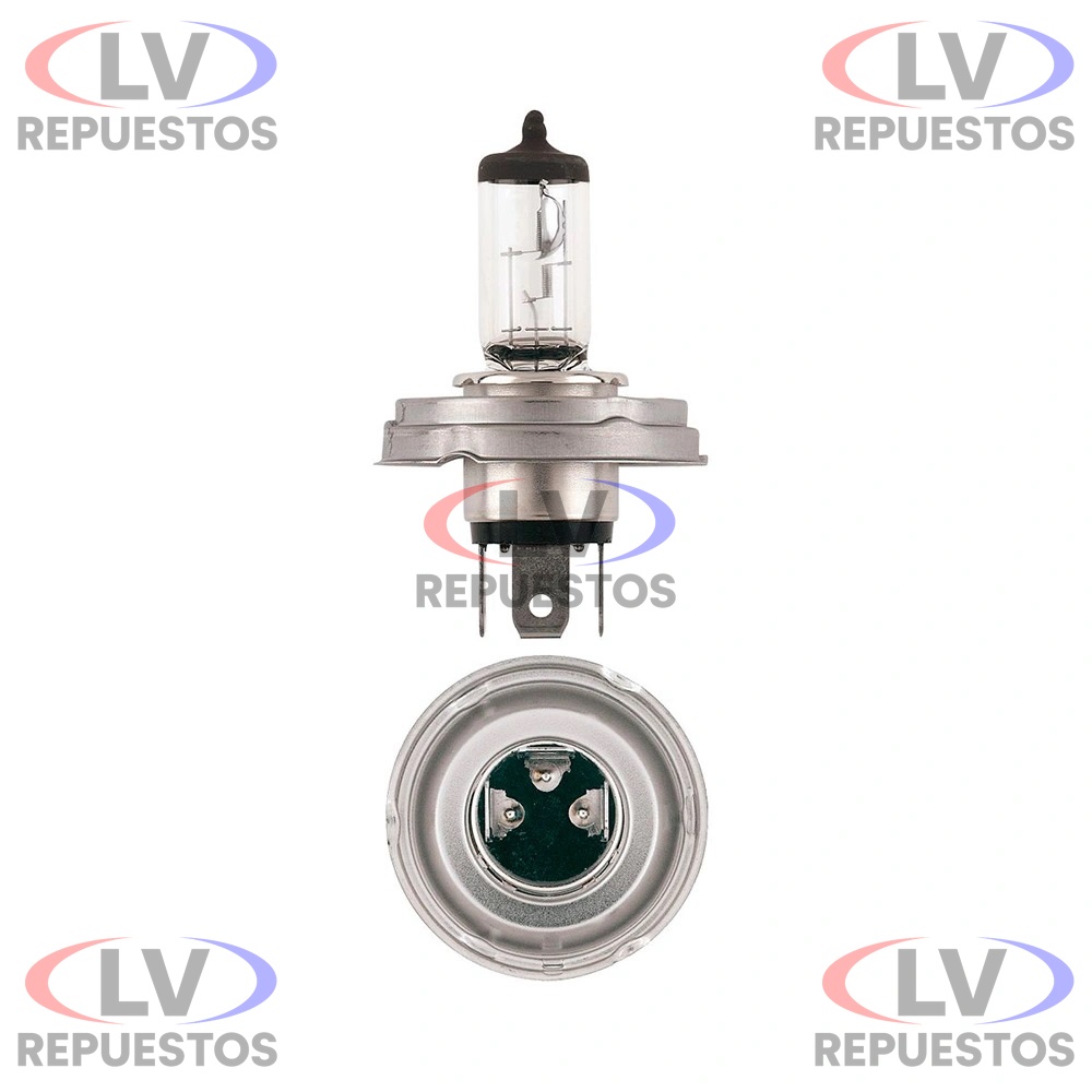FOCO 24V 75/70W H4 ALTA Y BAJA BASE REDONDA NARVA