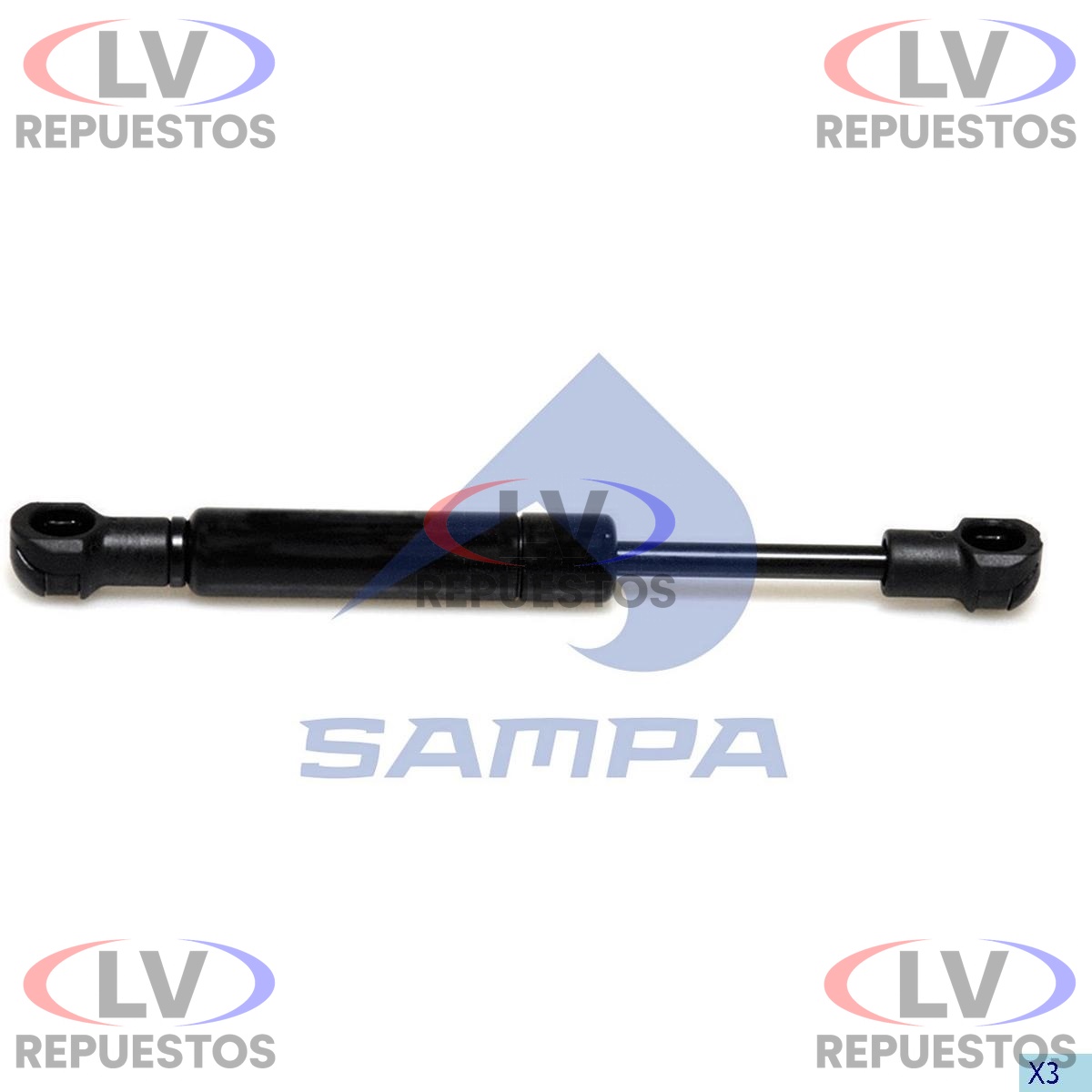 AMORTIGUADOR PARRILLA INFERIOR SC S5 SAMPA